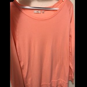 TNA PEACH FULL SLEEVE TOP